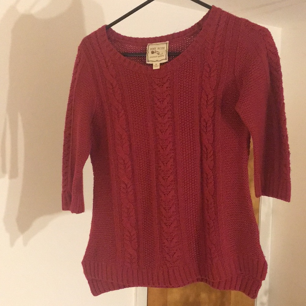 Pink Sweater